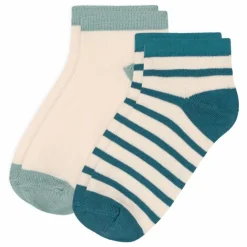 Lot 2 Chaussettes Rayures Fines | Bleu