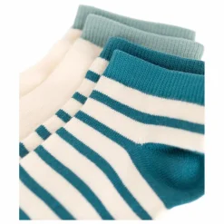 Lot 2 Chaussettes Rayures Fines | Bleu