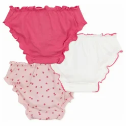Lot 3 Culottes Bloomer Pommes Coton Bio | Rose