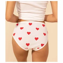 Lot 2 Culottes Cœurs - Collection Femme | Blanc