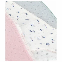 Lot 3 Culottes Fleuries Coton Bio | Blanc