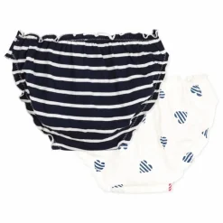 Lot 2 Culottes Froufrou Coton Bio | Ecru