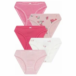 Lot 5 Culottes Rayées | Rose