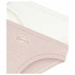 Lot 2 Culottes Rayées Coton Bio | Vieux Rose