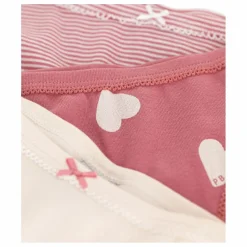 Lot 3 Culottes Taille Haute Cœurs | Rose