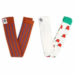 Lot 2 Leggings Coeur Coton Bio | Brique
