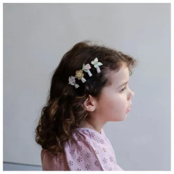 Lot 8 Mini Barrettes Bouquet | Lilas