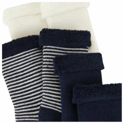 Lot 3 Paires Chaussettes Coton Bio Mara | Bleu marine