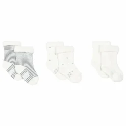 Lot 3 Paires Chaussettes Mata Coton Bio | Blanc