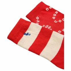 Lot 2 Paires Chaussettes Rayures | Rouge