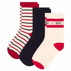 Lot 3 Paires de Chaussettes SKI | Rouge