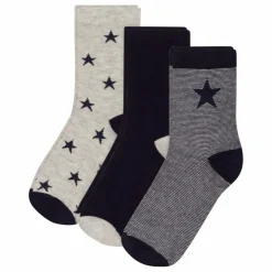 Lot 3 Paires de Chaussettes Etoiles | Bleu marine
