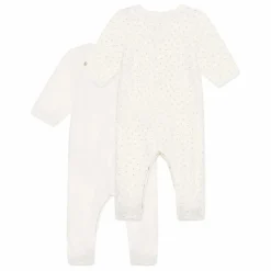 Lot 2 Pyjamas Dors Bien Velours | Blanc