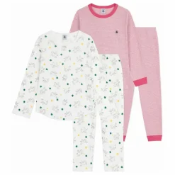 Lot 2 Pyjamas Licornes | Blanc