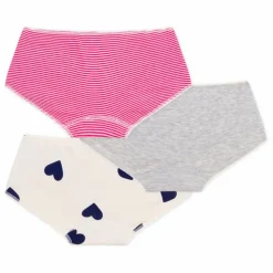 Lot 3 Shorties Rayés | Blanc