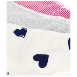 Lot 3 Shorties Rayés | Blanc