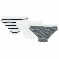 Lot 3 Slips Marinière Coton Bio | Bleu