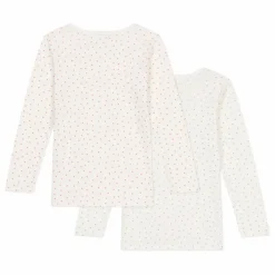 Lot 2 T-shirts Cœurs | Blanc