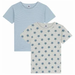 Lot 2 T-shirts Etoiles | Bleu