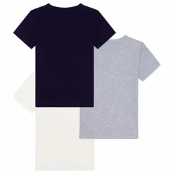 Lot 3 T-shirts Manches Courtes Unis | Bleu marine