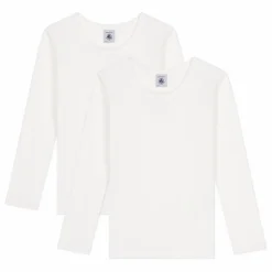 Lot 2 T-shirts Manches Longues | Blanc