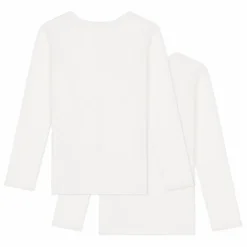 Lot 2 T-shirts Manches Longues | Blanc
