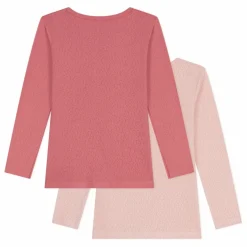 Lot 2 T-shirts Unis | Rose