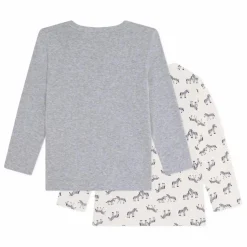 Lot 2 T-shirts Zèbres | Ecru