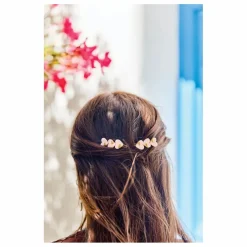 Lot de 2 Barettes Cœurs | Rose pâle