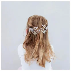 Lot de 4 Barettes Princesse | Rose