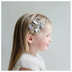 Lot de 5 Barrettes Chat | Rose