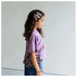 Lot de 4 Barrettes Disco Rainbow | Doré