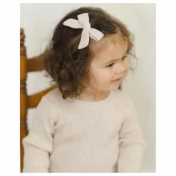 Lot de 3 Barrettes Nœuds Gaze de Coton Bio | Lilas