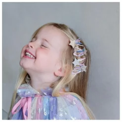 Lot de 4 Barrettes Star Trail | Rose