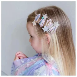 Lot de 4 Barrettes Star Trail | Rose