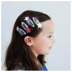 Lot de 4 Barrettes Tinsel | Rose
