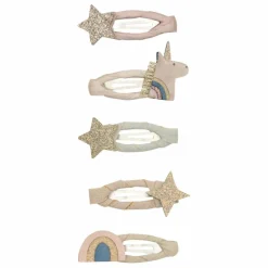 Lot de 5 Mini Barrettes Celeste | Rose