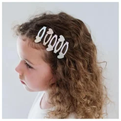 Lot de 5 Mini Barrettes Cœur | Doré
