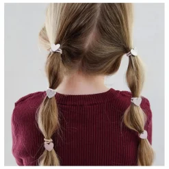 Lot de 8 Mini Chouchous Cœur | Doré