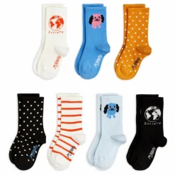 Lot de 7 Paires de Chaussettes Doggies Coton Bio | Blanc