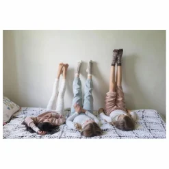 Lot de 3 Paires de Chaussettes Fleuries | Prune
