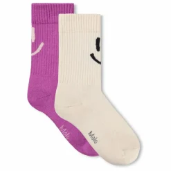 Lot de 2 Paires de Chaussettes Norman Smile | Violet