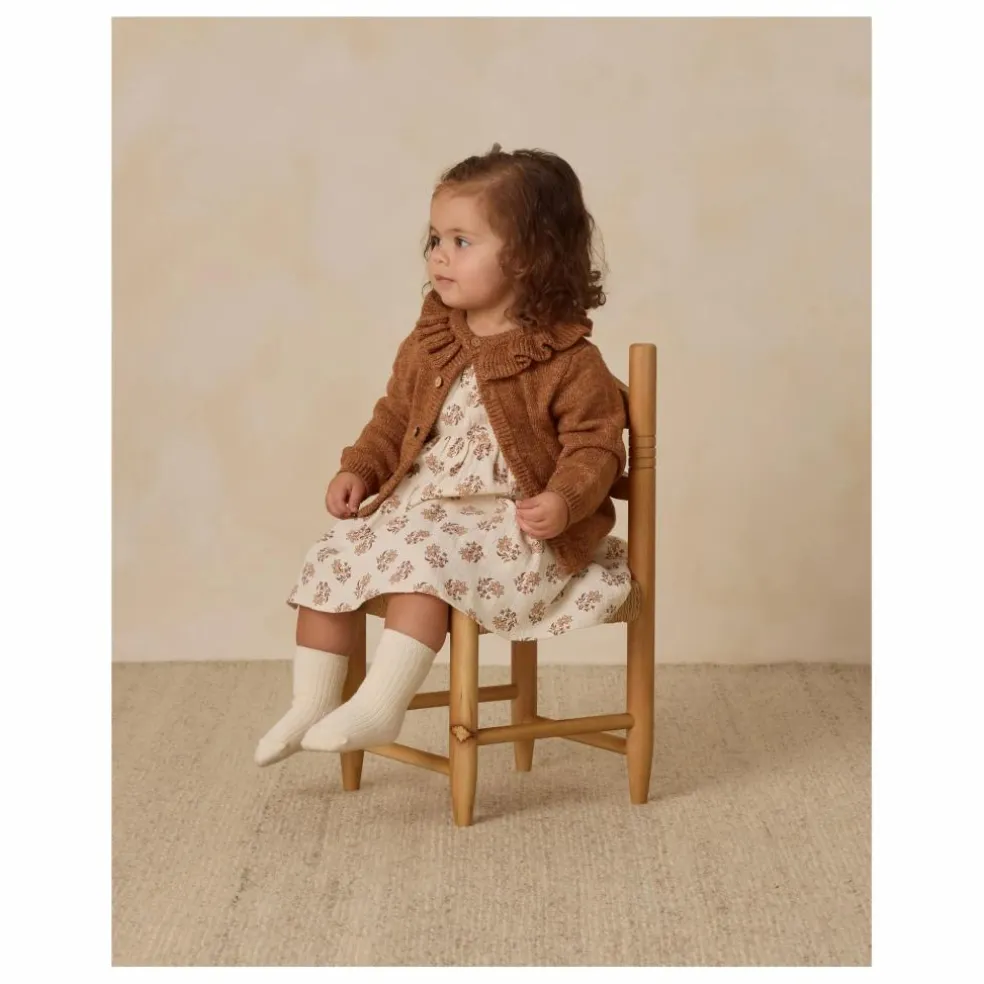 Lot de 2 Paires de Chaussettes Côtelées Coton Bio | Rose