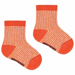 Lot de 2 Paires de Chaussettes Coton Bio | Orange