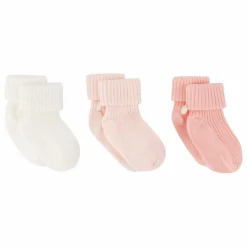 Lot de 3 Paires de Chaussettes | Rose