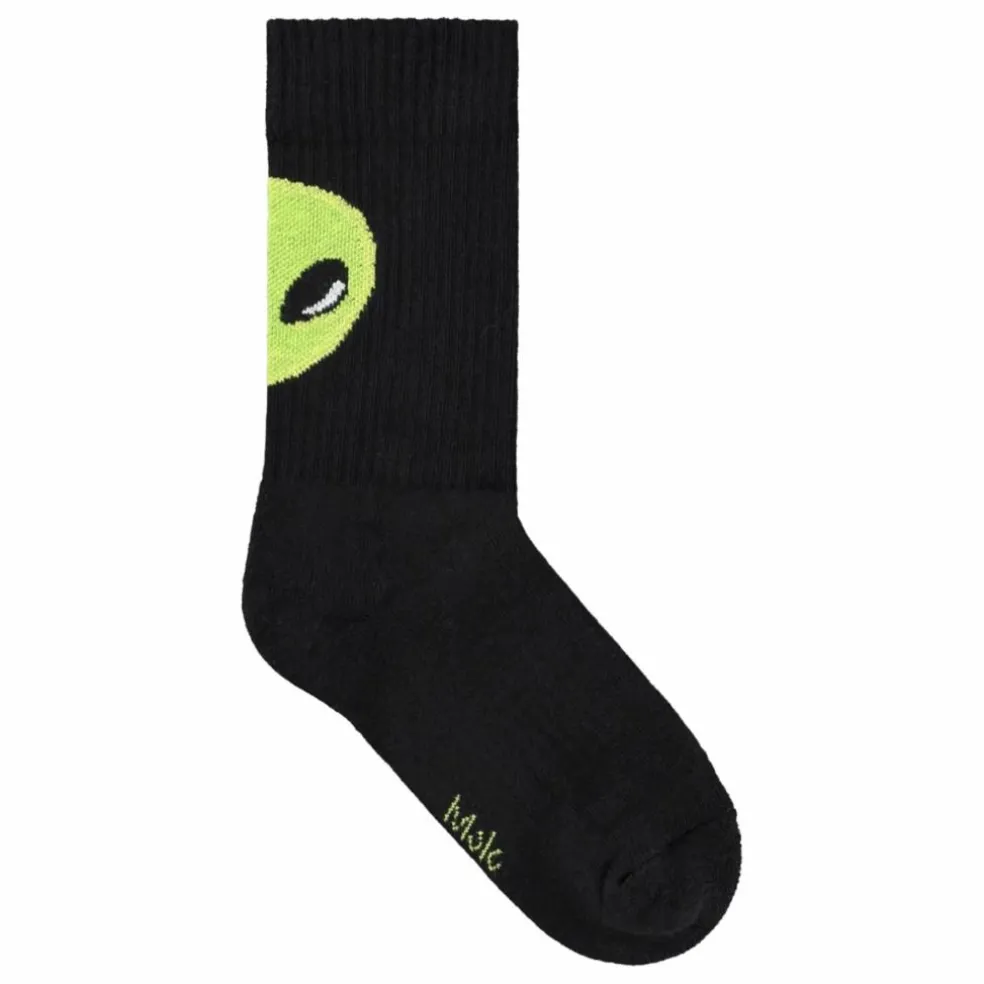 Lot de 2 Paires de Chaussettes Norman Alien | Noir