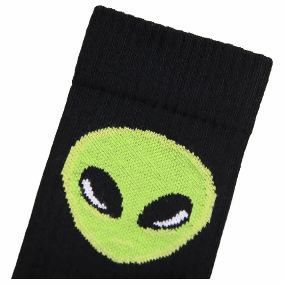 Lot de 2 Paires de Chaussettes Norman Alien | Noir