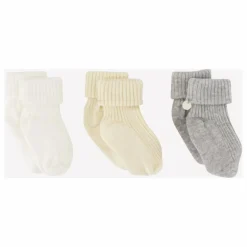 Lot de 3 Paires de Chaussettes | Ecru