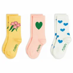 Lot de 3 Paires de Chaussettes Alpine Coton Bio | Jaune