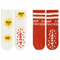 Lot de 2 Paires de Chaussettes Sun Coton Bio | Ecru